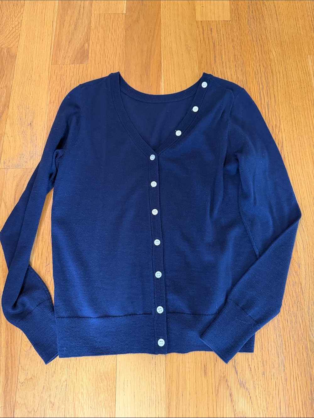 J Crew navy sweater